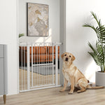 Dog Safety Gate, 76-104 cm, Stair, Metal