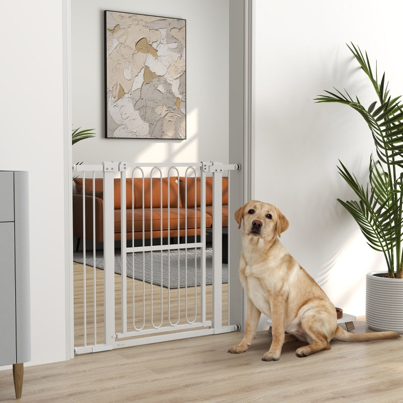 Dog Safety Gate, 76-104 cm, Stair, Metal