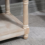 Shoe Bench with Storage, Upholstered, Wooden Legs, Grey Linen