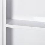 Medicine Cabinet First Aid 3 Inner Compartments Magnetic Closure 40x15x53.5 cm White