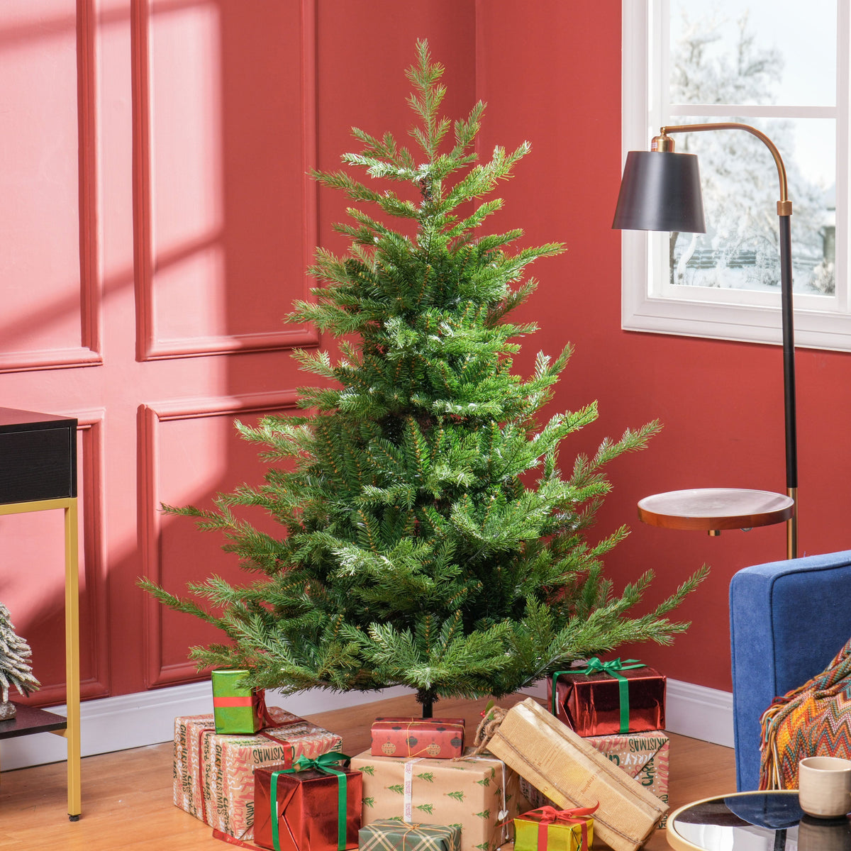 Christmas Tree, 180 cm Artificial, 1942 Branch Tips, Green