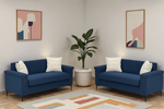 Sofa Set 2-Seater 172cm Space-Saving 2-Piece - Fabric