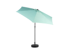 9 Ft Double Sided Outdoor Umbrella, Rectangular Large with Crank, Light Green