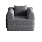 2-in-1 Sleeper Sofa with Storage Armrest and Multiple Configurations, Chenille
