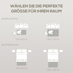 Fleece Rug, Jungle Pattern, Easy-Care, Cream White + Multi-Coloured