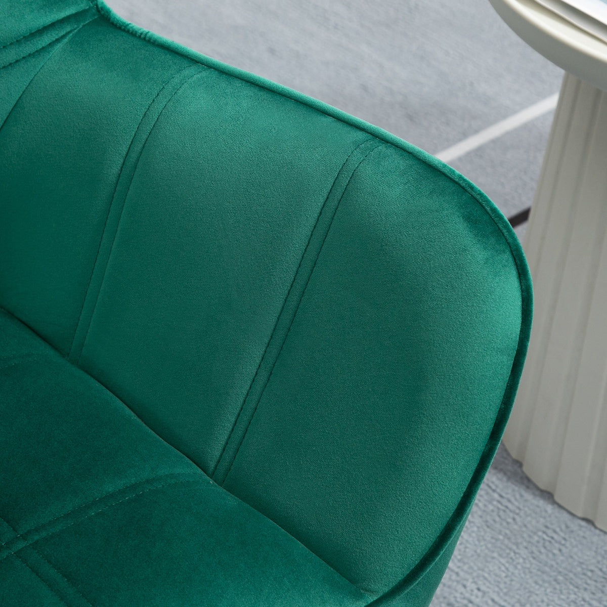 Single Armchair, Relax Chair, Velvet, Green