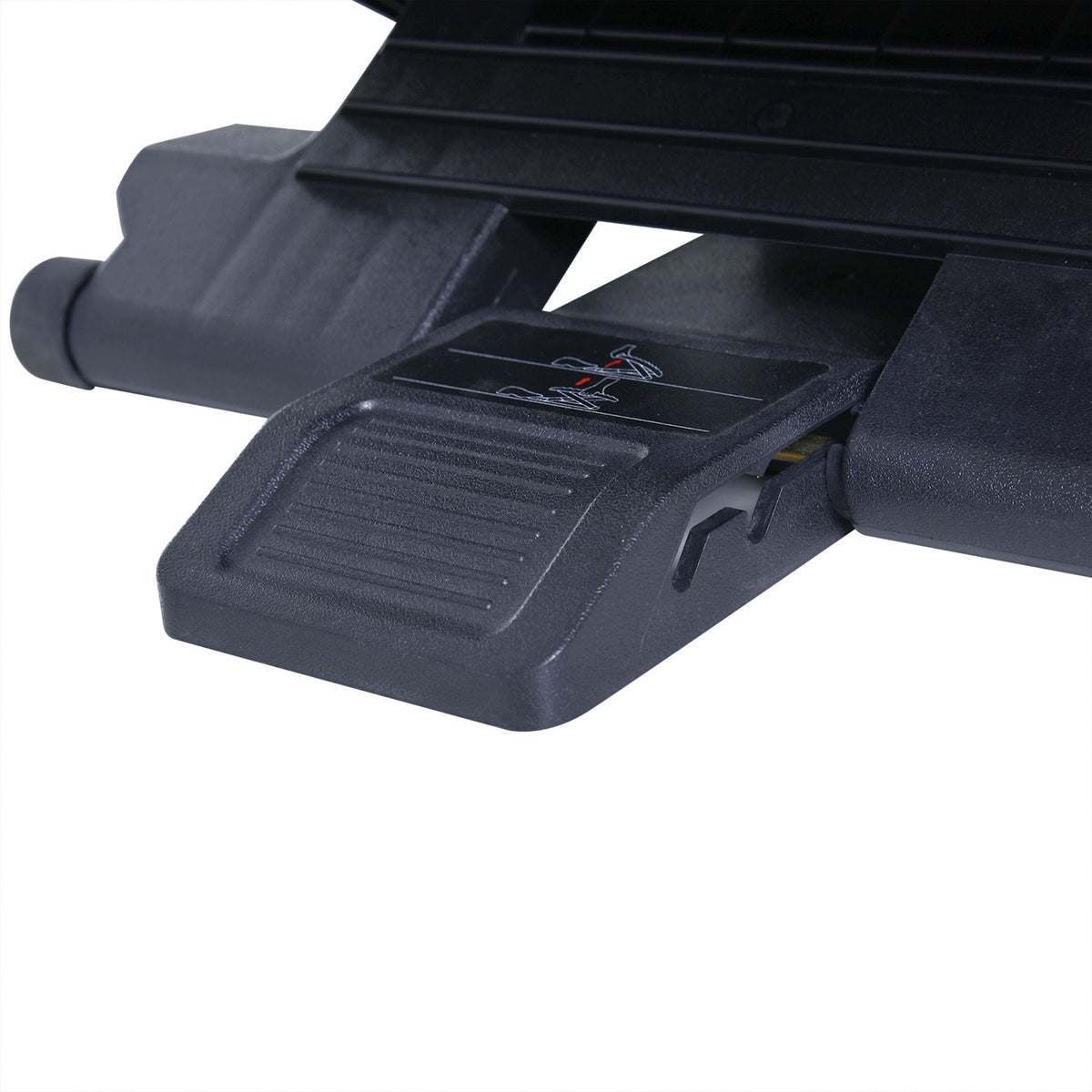 Footrest, 3 Heights Adjustable, HIPS Black