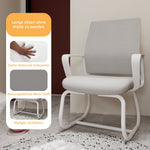 Minimalist Modern Office Chair, Soft & Comfortable, Metal Frame