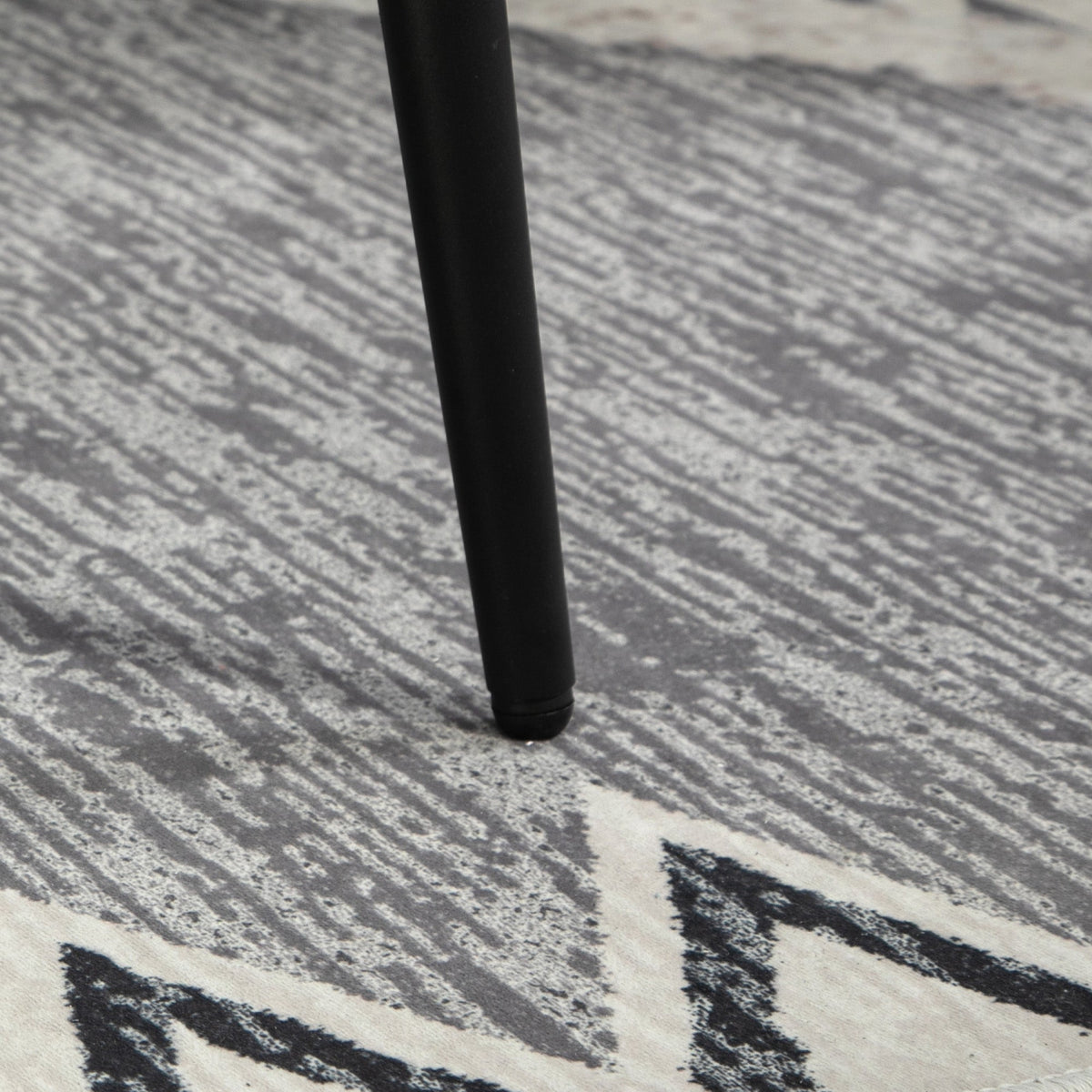 Footstool Square, Living Room & Bedroom, Dark Grey Cashmere Effect