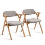 Bar Stools Set of 3, Counter Height Swivel Rattan Cane Back Upholstered Seat, Walnut Black
