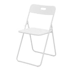 Outdoor 3-Piece Foldable Bistro Set, 2 Chairs & 1 Table, White