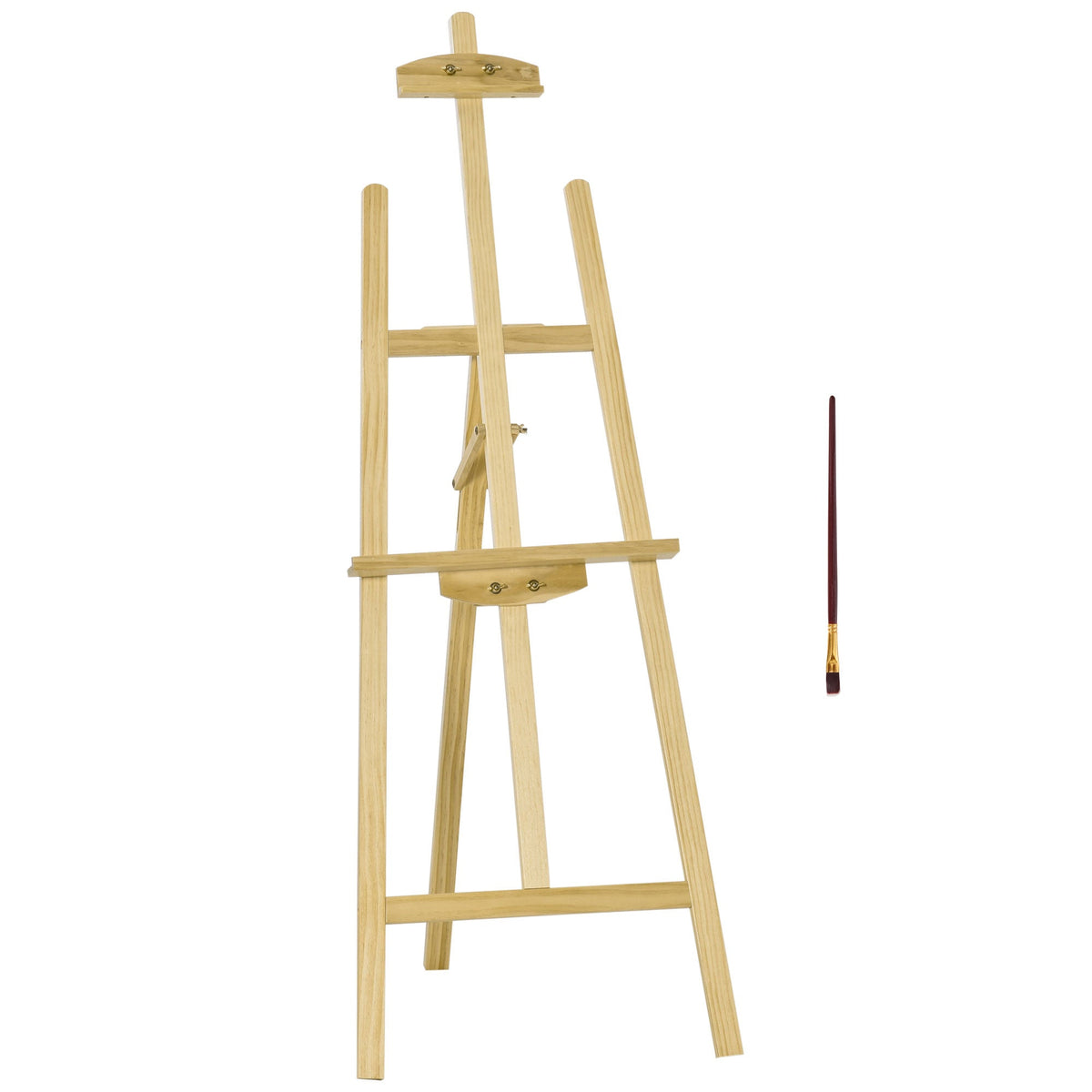 Easel, Studio Adjustable 90°, Pinewood