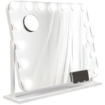 LED Vanity Mirror, Dimmable, Touch Control, USB, White