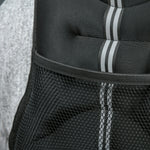 Weight Vest 10 kg Adjustable Strength Training Black Oxford Fabric