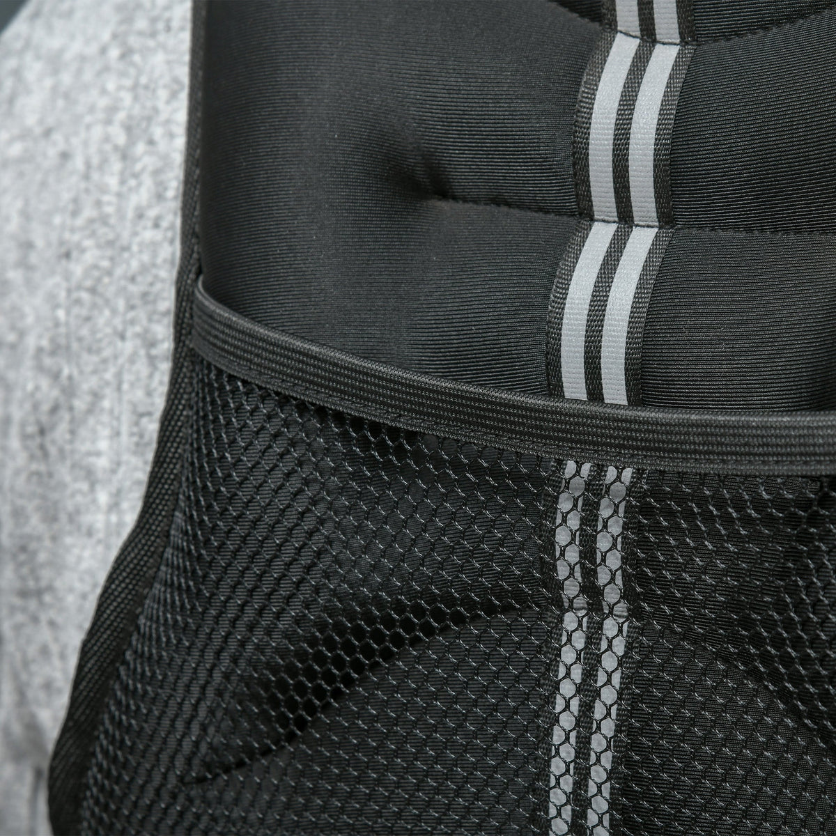 Weight Vest 10 kg Adjustable Strength Training Black Oxford Fabric