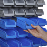 Tool Pegboard, Holder for Workshop, Blue+Grey