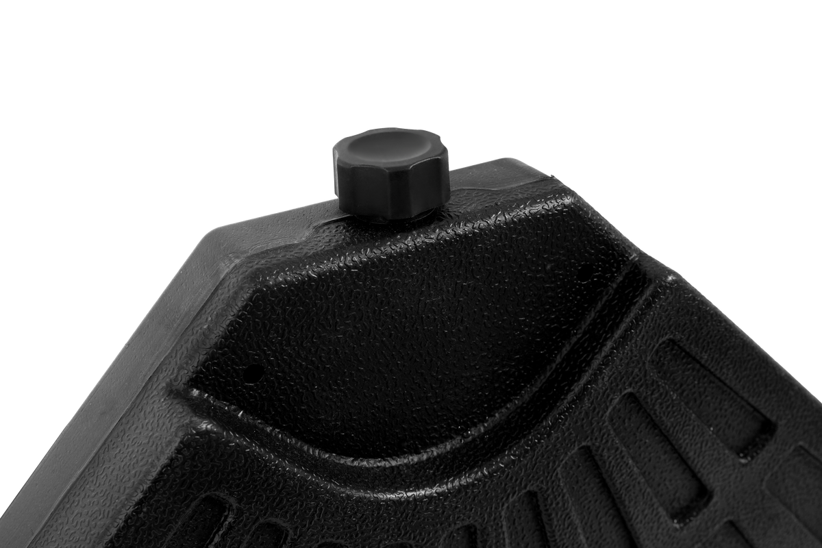Umbrella Base, Water/Sand Filled Round, Black