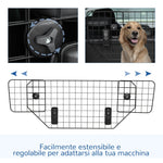 Dog Guard Car Trunk Guard, Universal Adjustable, Metal