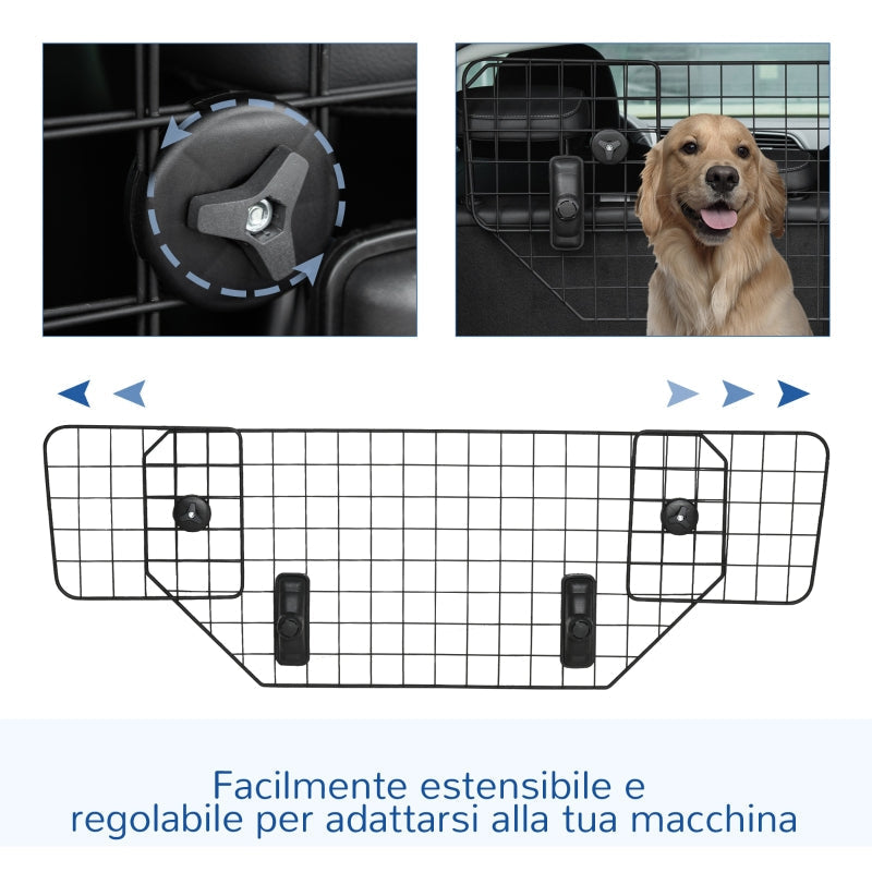 Dog Guard Car Trunk Guard, Universal Adjustable, Metal