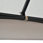 Garden Tent Double Roof Mosquito Net 295x295x275cm Polyester Beige/Black
