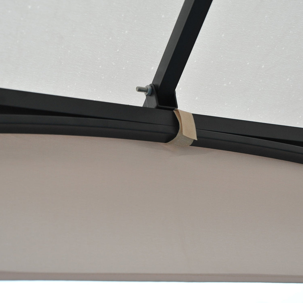 Garden Tent Double Roof Mosquito Net 295x295x275cm Polyester Beige/Black