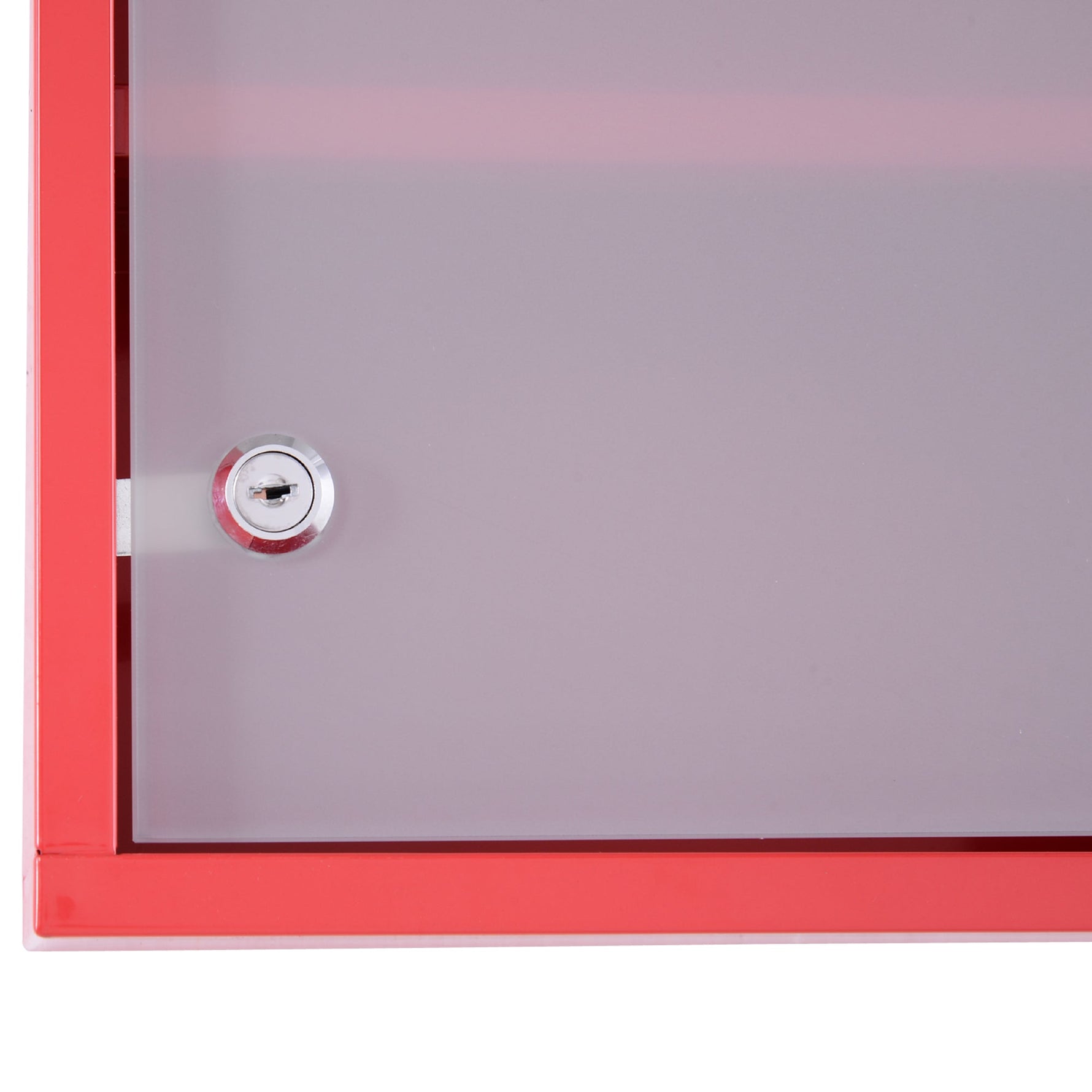 First Aid Cabinet, Locking Storage for Home/Office, Stainless Steel Model 3