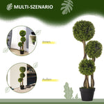 Artificial Boxwood Tree 90 cm UV Protection, Light Green
