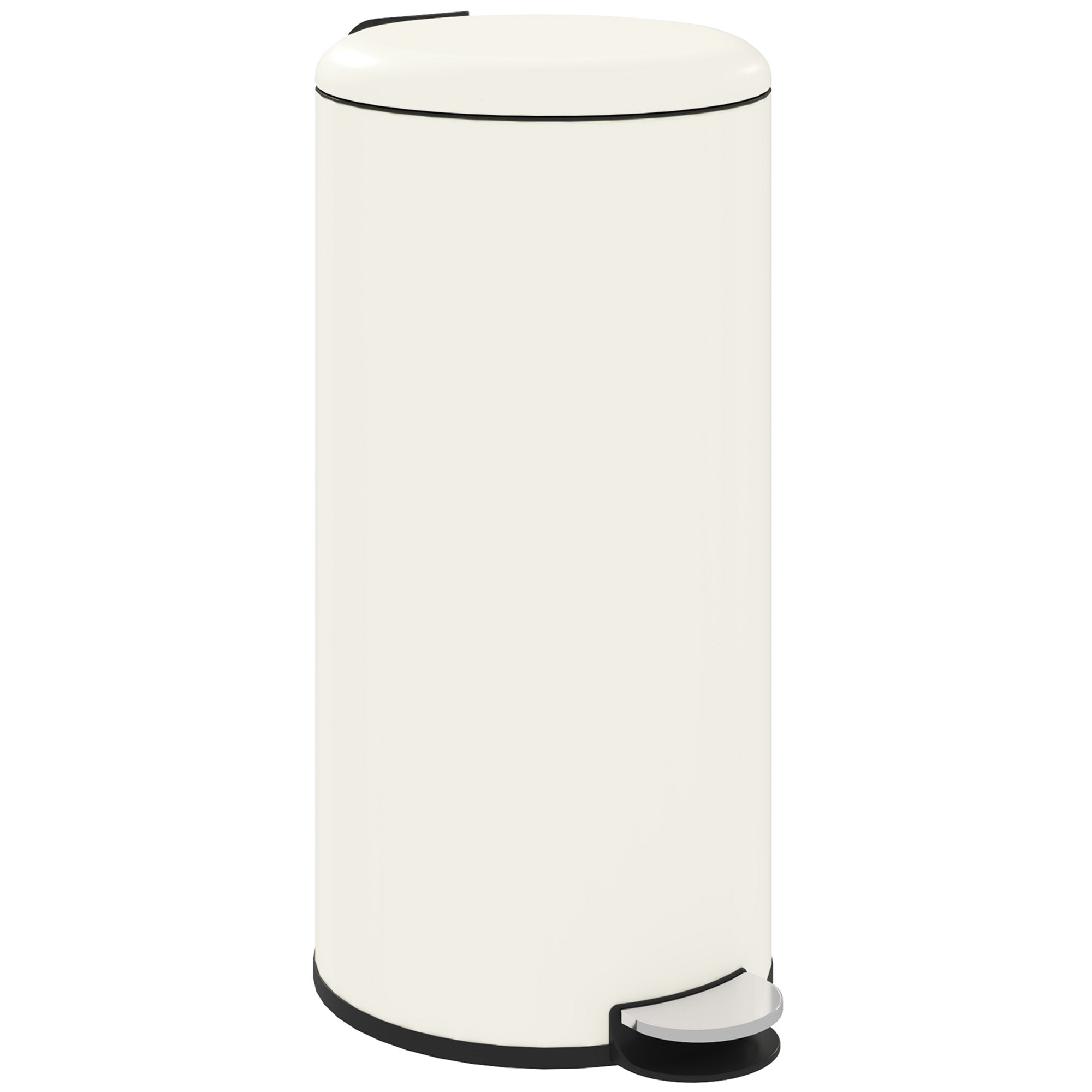 Trash Can 30L Pedal Bin, Inner Bucket, Metal