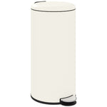 Trash Can 30L Pedal Bin, Inner Bucket, Metal