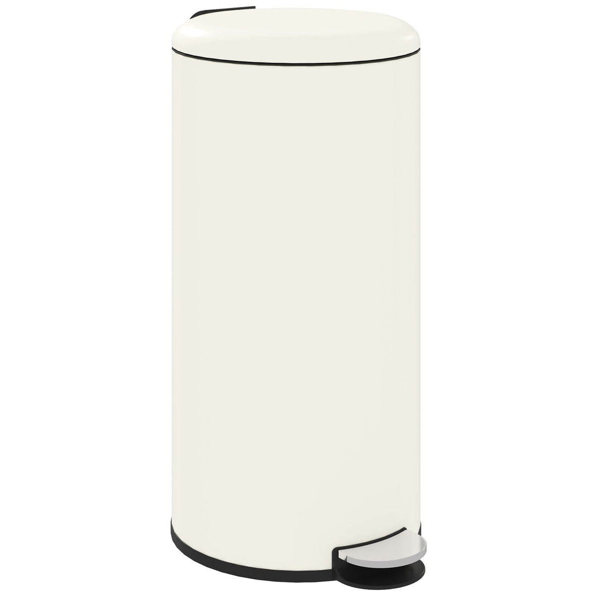 Trash Can 30L Pedal Bin, Inner Bucket, Metal