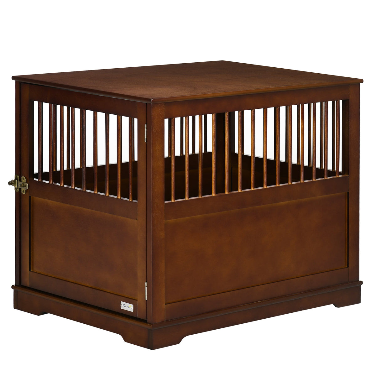 Dog Cage Indoor Tabletop Lockable Door, Brown