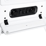 Electric Fireplace, Flame Effect 950/1850W Overheating Protection, White