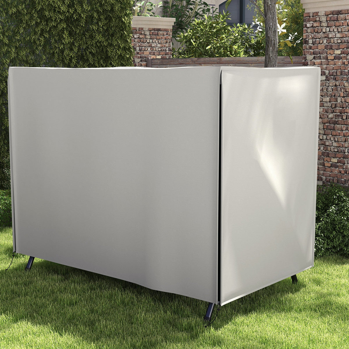 Garden Swing Cover, Protective, Waterproof, Sun Protection, Oxford Grey