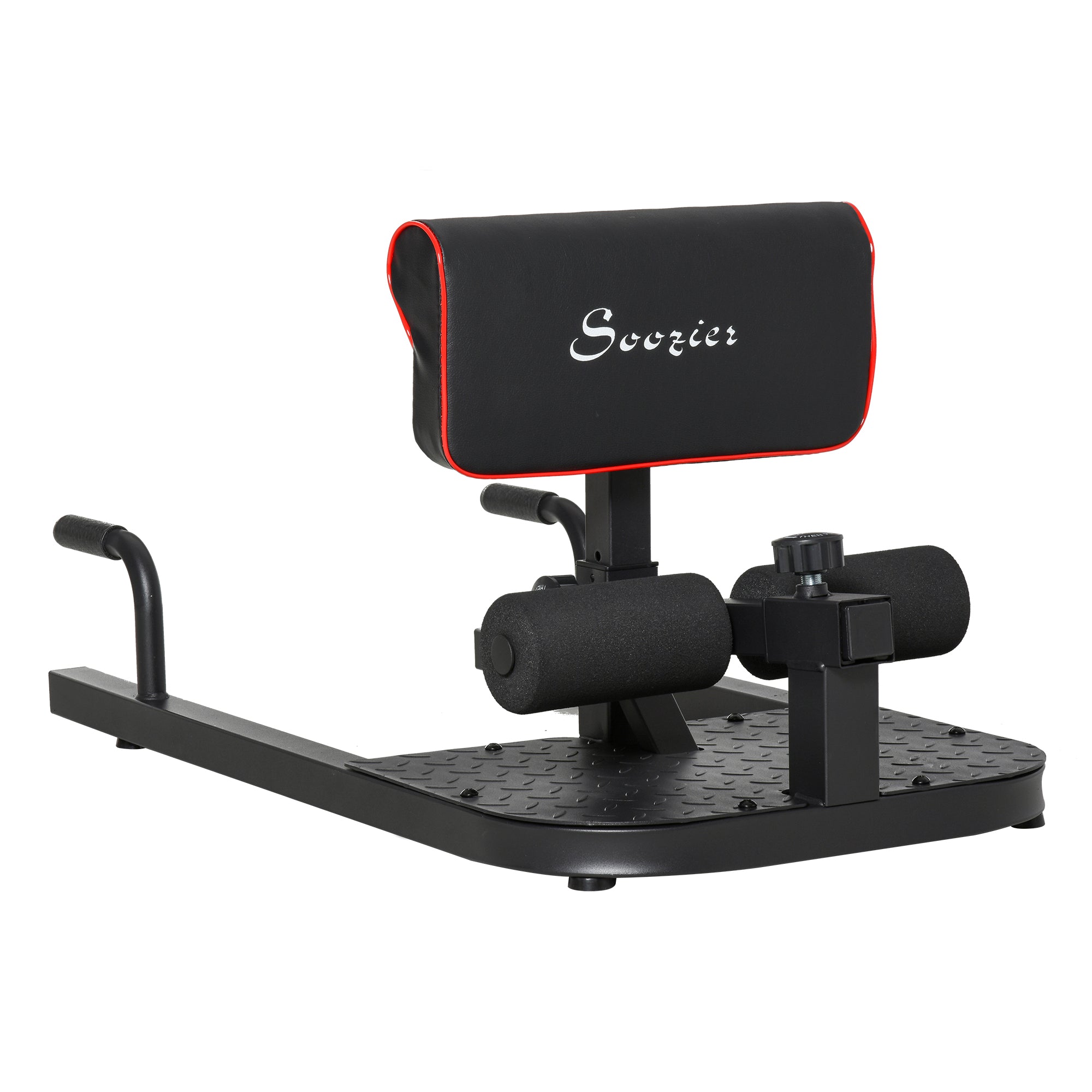 Sissy Squat Trainer, 3-in-1 Adjustable, Steel Black
