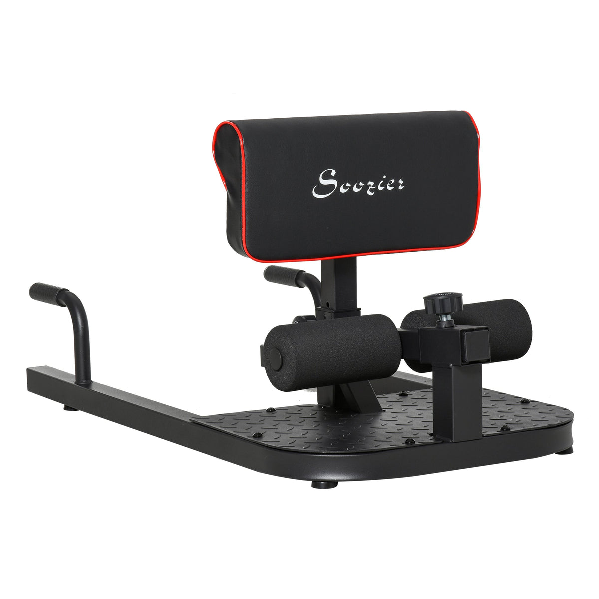Sissy Squat Trainer, 3-in-1 Adjustable, Steel Black