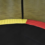 Trampoline Accessory Set, Safety Net, Edge Cover & Ladder, Colorful