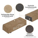 Foldable Balance Beam, Non-Slip Suede, Durable Wood, Brown