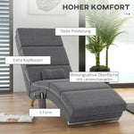 Relaxing Lounger, Massage, 5 Modes, Dark Grey