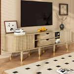 TV Cabinet Sliding Doors Unique Design