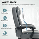 Office Chair, Massage Ergonomic Swivel, Grey