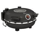 Electric Pizza Oven, 430℃, 1200W, 30cm Stone Plate, Stainless Steel, Black