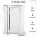 Greenhouse Foil Hothouse PE Mesh Film 101x50x150cm White