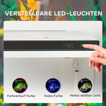 Aquarium 26-Liter, Filter, LED Lighting, Water Pump, Clear Glass