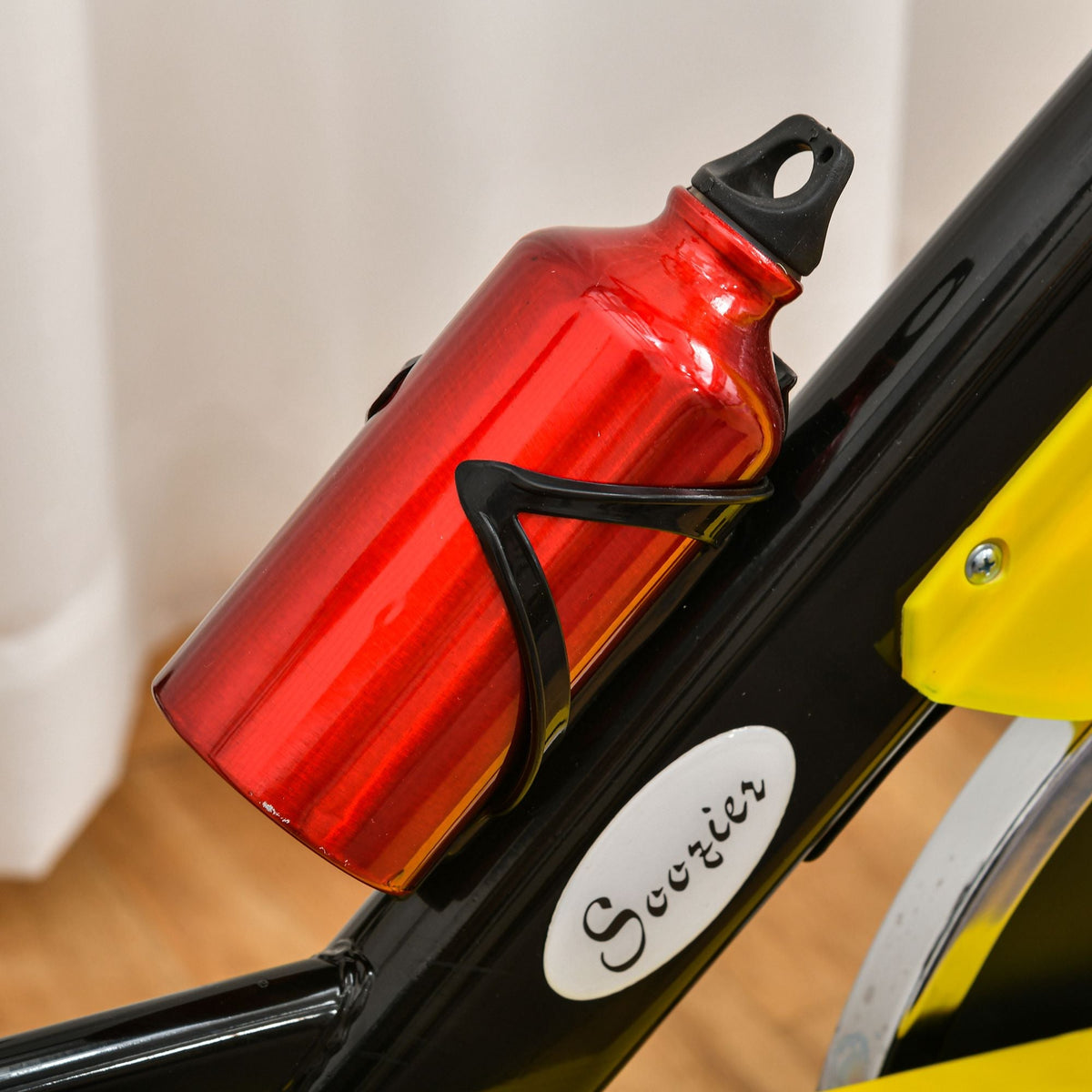 Bike Trainer, Height-Adjustable Exercise Fitness, Steel and ABS