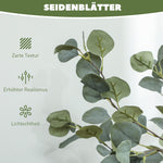 Artificial Eucalyptus Tree, Large 150 cm, Cement