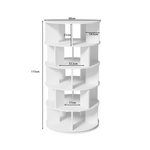 Shoe Rack Rotating Angle, 5 Levels, White
