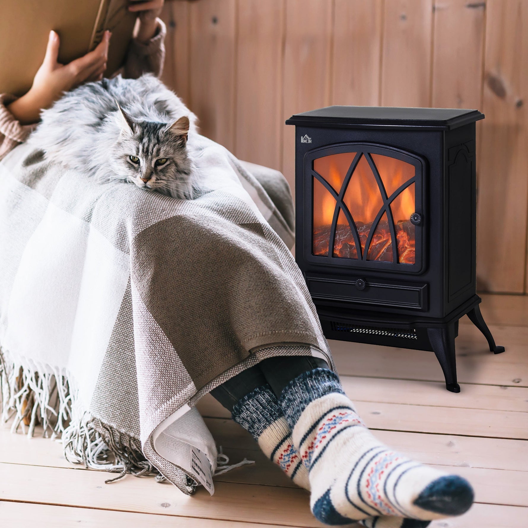 Electric Fireplace, Wall & Stove Style