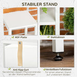 Flower Stand, 7 Tiers, Indoor Outdoor, Steel White