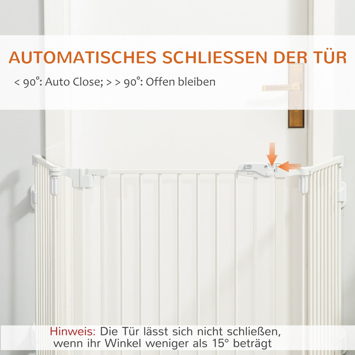 Dog Barrier, Configurable Foldable Automatic Door, Metal