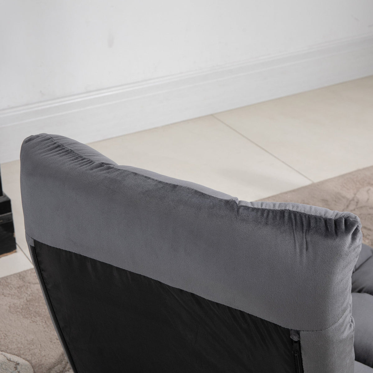 Floor Chair 3-in-1 Foldable 13-Position Grey